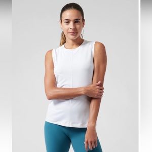Athleta Sunchasher White Tank Top